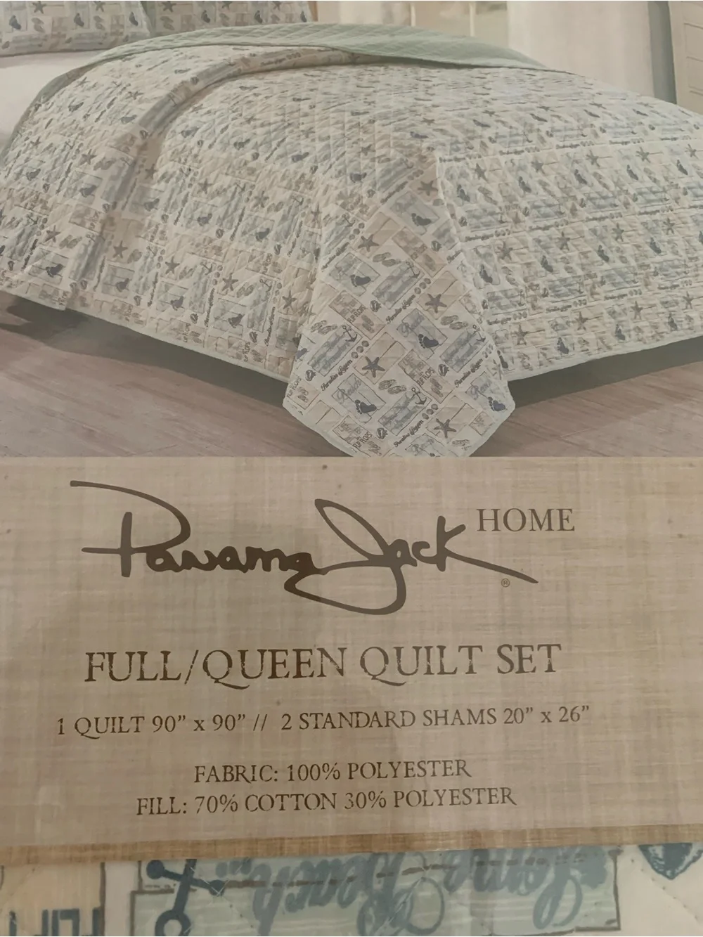 Panama Jack Quilt Set New
